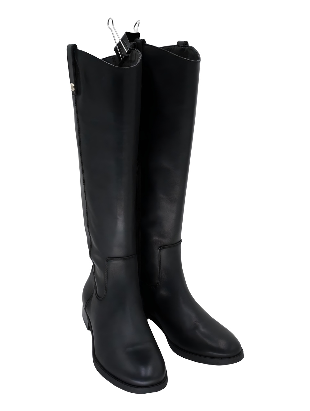 I.N.C. International Concepts Fawne Riding Boots Black Leather Size 10M